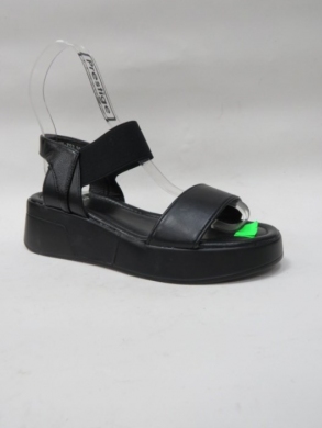 Sandały damskie na koturnie (36-41) YO-753 BLACK