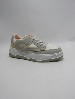 Buty sportowe damskie na płaskim (36-41) 0-1780 WH/GREY
