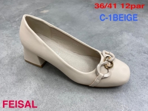 Czółenki damskie na obcasie (36-41) C-1