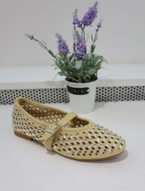 Baleriny damskie (36-41) 9780 YELLOW