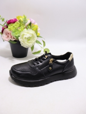 Buty sportowe damskie na płaskim (36-41) BK-617 BLACK