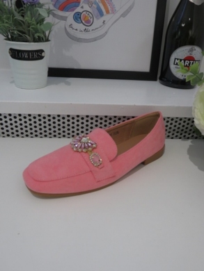 Mokasyny damskie na płaskim (36-41) 3691 PINK