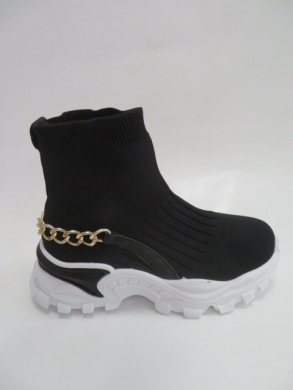Sneakersy damskie wysokie (36-41) A21 BLACK