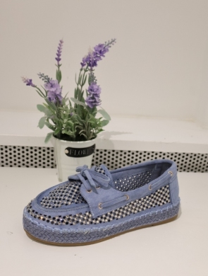 Mokasyny damskie na płaskim (36-41) 2857 BLUE