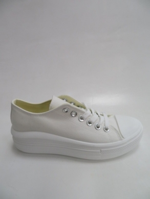 Trampki Damskie na koturnie (36-41) 19212 WHITE