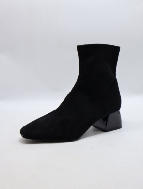 Botki damskie na obcasie (36-41) NN637 BLACK