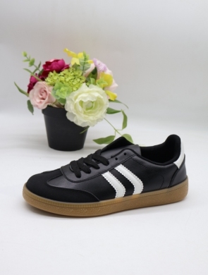 Buty sportowe damskie na płaskim (36-41) JS1290 BLACK