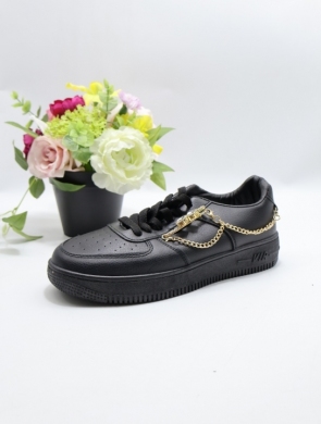 Buty sportowe damskie na płaskim (36-41) W-20 ALLBLACK