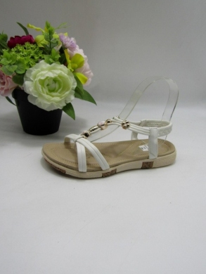 Sandały damskie na płaskim (36-41) C505 WHITE