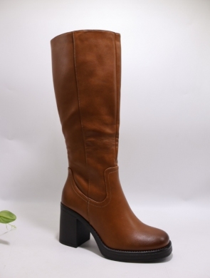 Kozaki damskie ocieplane na obcasie (36-41) JW-180 CAMEL