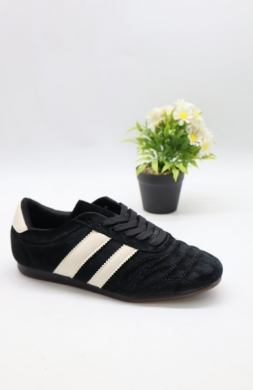 Buty sportowe damskie na płaskim (36-41) 25021 BLACK