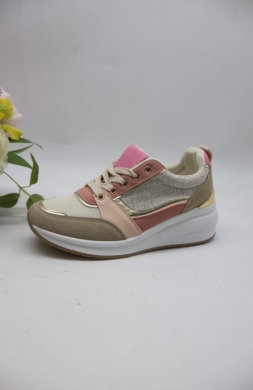 Buty sportowe damskie na koturnie (36-41) 88-109 KHAKI