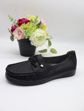 Mokasyny damskie na płaskim (36-41) 3064 BLACK