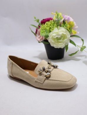 Mokasyny damskie na płaskim (36-40) 1712 BEIGE
