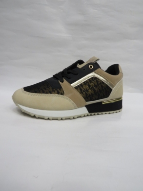 Buty sportowe damskie na płaskim (36-41) R-82 KHAKI