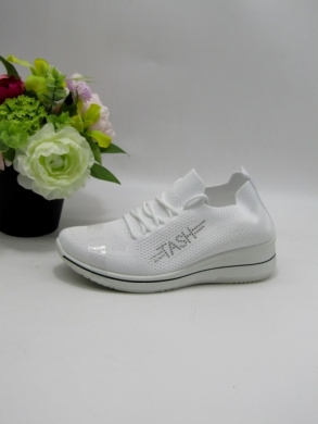 Buty sportowe damskie na płaskim (36-41) QH-31 WHITE