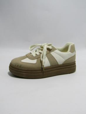 Buty sportowe damskie na płaskim (36-41) WL-011 BEIGE