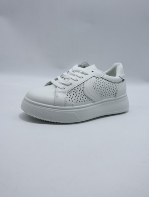 Buty sportowe damskie na płaskim (36-41) WW177 WHITE