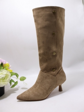 Kozaki damskie na szpilce (36-41) 1151 KHAKI