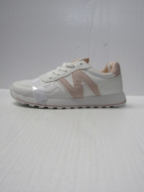 Buty sportowe damskie na płaskim (36-41) 8913 WHITE/PINK