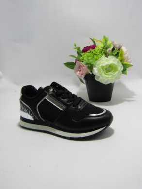 Buty sportowe damskie na płaskim (36-41) 0-119 BLACK