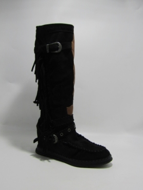Kozaki damskie na płaskim (36-41) HJH-20-72 BLACK