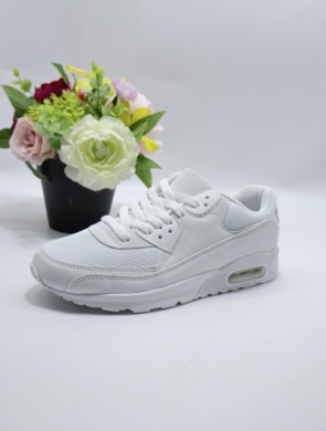 Buty sportowe damskie na płaskim (36-41) D8104-BL WHITE