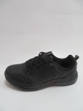 Buty sportowe damskie na płaskim (36-41) LXC8164 BLACK/BLACK