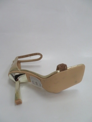 Sandały damskie na szpilce (36-41) P-1271 GOLD