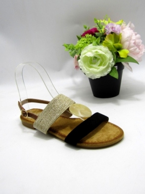 Sandały damskie na płaskim (36-41) RH-18 BLACK