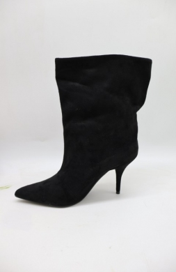 Botki damskie ocieplane na szpilce (36-41) H8-1361A BLACK