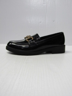 Mokasyny damskie na płaskim (36-41) 100-352 BLACK