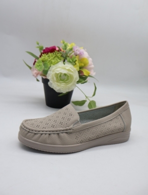 Mokasyny damskie na płaskim (36-41) 9196 KHAKI