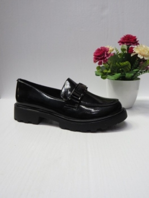 Mokasyny damskie na płaskim (36-41) X-1065-88 BLACK