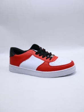 Buty sportowe męskie (40-45) 836-2 WH/RED