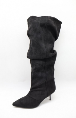 Kozaki damskie na szpilce (36-41) 52226 BLACK