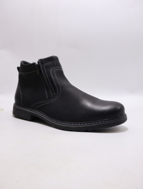 Botki męskie ocieplane (41-46) 9-924 BLACK
