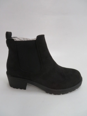 Botki damskie jesienne na obcasie (36-41) B05 SU BLACK