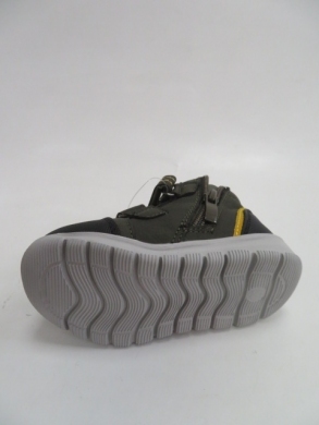 Buty sportowe chłopięce (21-26) P545 BLACK/YELLOW