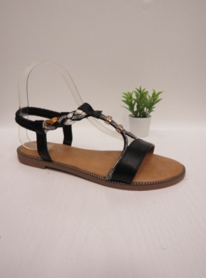 Sandały damskie na płaskim (36-41) 98-112 BLACK