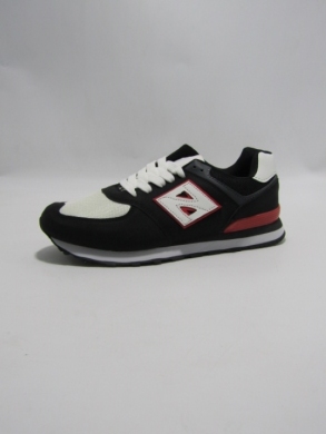 Buty sportowe damskie na płaskim (36-41) DNB6-5 WH/BLACK