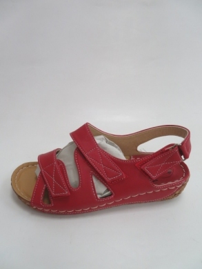 Sandały damskie na koturnie (36-41) 13083 RED