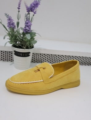 Mokasyny damskie na płaskim (36-41) TC39 YELLOW