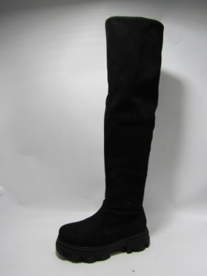 Kozaki damskie na płaskim (36-41) 0-391 BLACK