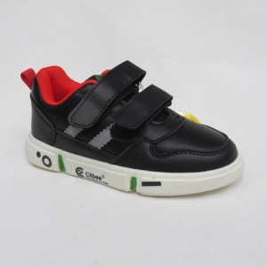 Buty sportowe chłopięce (26-31) E159 BLACK/RED