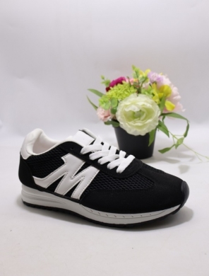 Buty sportowe damskie na płaskim (36-41) 6778 BLACK