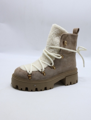 Śniegowce damskie (37-40) 9521 KHAKI
