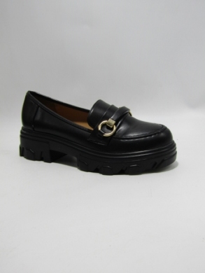 Mokasyny damskie na płaskim (36-41) H2213 BLACK