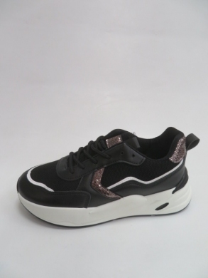 Sneakersy damskie niskie (36-41) BS06 BLACK