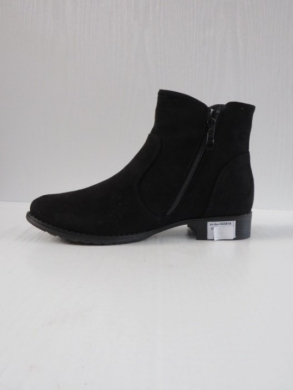 Botki damskie ocieplane na płaskim (36-41) H2091A BLACK